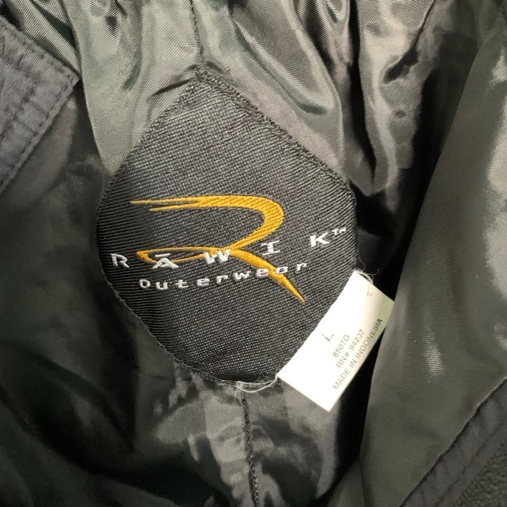 Rawik outerwear // black zip off snow pants size large PAT